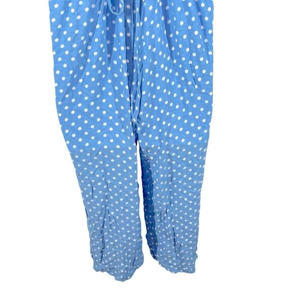 Torrid Blue Polka Dot Wide-Leg Jumpsuit Size 1X – Chic & Flowy - Picture 10 of 15